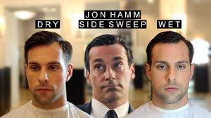 Jon Hamm Inspired Side Sweep 2 In 1 Hairstyles Gq Looks W Natural Part Wet And Dry Looks Youtube
