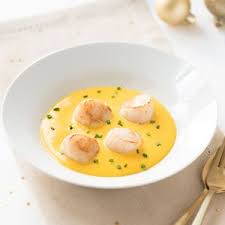 Saint Jacques Creme De Safran Regilait Recette Noix De St Jacques Alimentation Recette Entree Froide