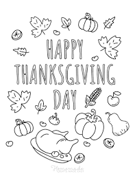 Kids will enjoy the cut and paste. 70 Thanksgiving Coloring Pages For Kids Adults Free Printables