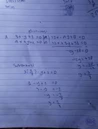 Substitusi hasil nilai x = 5 pada salah satu persamaan yang diketahui (pilih 2x + y = 14). Kerjakan Soal Spldv Berikut Dengan Menggunakan Metode Campuran Subtitusi Dan Eliminasi A Brainly Co Id