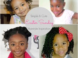 This adorable easter hairdo is too cute to miss! Simple And Cute Easter Sunday Hairstyle Inspiration Curlykids Hair Care