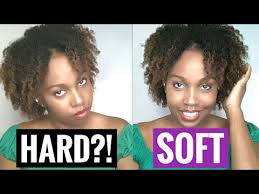Handling natural hair can be stressful if you don't know how to take care of it without damaging it even more. Ways To Soften My Natural Hair Texture I Have Hard Hair Youtube