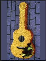 Floral Guitar Flower Arrangements Music Flower Arrangements Funeral Floral
