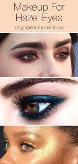 18 Eye Makeup Looks For People With Hazel Eyes Click Above To See Makeup On Lily Collins Rihanna Sarah Hyl Hazel Eye Makeup Makeup For Hazel Eyes Hazel Eyes