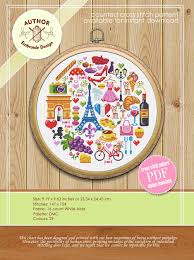 Storefront / cross stitch patterns by designer: Https Www Etsy Com Listing 789907576 Paris Cross Stitch Pattern Collage Ref Shop Home Active 2 Paris C Cross Stitch Cross Stitch Patterns French Cross Stitch