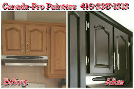 If that is so, it seems you face a situation in which the existing oak cabinets you have at home are outdated. Kitchen Makeover Honey Coloured Old Oak Cabinets Sprayed With A Dark Espresso Lacquer In A Satin Finish Refinishing Cabinets Oak Cabinets Kitchen Makeover
