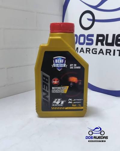 BENF ACEITE 4T MINERAL 25W60 ALTO KILOMETRAJE 1L