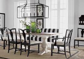 This set includes a table and six side chairs. Black And White Dining Room Dining Room Designs Ethan Allen