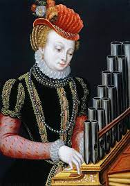 St Cecelia By Circle Of Ambrosius Benson 1495 1550 Arte Y Musica Renacentismo Santa Cecilia Patrona