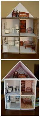 A diy dollhouse is the perfect surprise for christmas morning! Dollhouse Space Cardboard Dollhouse Diy Dollhouse Homemade Dolls