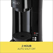 Automatic coffee makers make for great entertaining. Bella Dual Brew Single Serve Coffee Maker Black K Cup Ground Coffee Brewer Sale Coffee Makers Shop Buymorecoffee Com