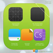 Ios 7 Icon Template Psd Ai By Iynque On Deviantart Ios 7 Icons Template Design Android Design