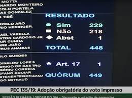 Jul 01, 2021 · segundo o presidente, se o congresso promulgar a proposta de emenda à constituição, vai ter voto impresso na eleição do ano que vem. Qqyrayrzqoixvm