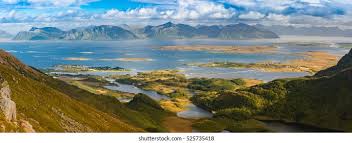 On your way you will learn about the local culture. Vesteralen Panorma On Dronningruta Queens Route Stock Photo Edit Now 525735418