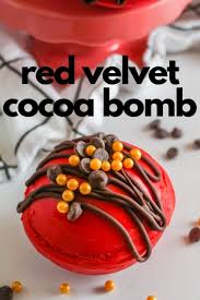 Red Velvet Hot Chocolate Bombs Recipe Red Velvet Hot Chocolate Chocolate Bomb Hot Chocolate