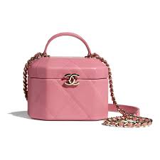 Maybe you would like to learn more about one of these? Lambskin Gold Metal Light Pink Small Vanity Case Chanel