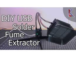 Diy third hand combo & fume extractor *portable* 💨. Diy Solder Fume Extractor With Variable Power By Kralyn3d Thingiverse
