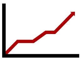 chart red arrow growth png clipart free on masivy