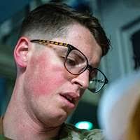 US Navy (USN) Lieutenant (LT) Anthony Walley, a member of the USN Blue  Angels Flight Demonstration Team signs autographs during the Angels Over  Atlanta 2006 Air Show held at Naval Air Station (