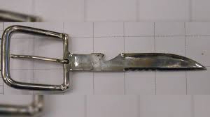 Check out knife ability test x. Belt Buckle Knife Found During Screening At Slc International Airport