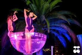 Dancers In A Martini Glass At Pacha Ibiza Ibiza Ibiza Outfits Gogo Dancer