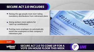 Retirement expert details how Secure Act 2.0 will 'target special needs' -  YouTube