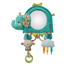Elephant Activity Mirror Stroller Toys Baby Activity Toys Baby Development Toys