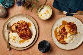 Christmas Breakfast Yotam Ottolenghi S Ricotta And Feta Pancake Recipe Ottolenghi Recipes Banana Pancakes Recipe Yotam Ottolenghi Recipes