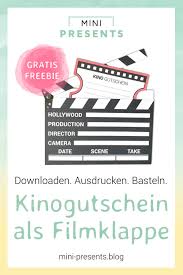 Gestalte mit dieser kostenlosen gutscheinvorlage einen kinogutschein. 12 Mini Presents Kinogutschein Kino Gutschein Karte Basteln Mini Presents Blog