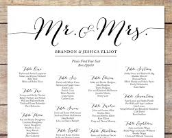 simple wedding seating chart romantic wedding customizable