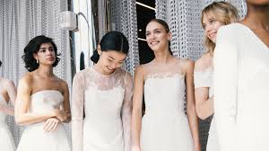 The 9 Spring 2020 Wedding Dress Trends You Need To Know Ladies fashion white women uniform designs pantsuits business suits with jackets and pants professional office pants suits. the 9 spring 2020 wedding dress trends