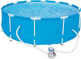 Steel Pro Max Frame Pool Set, 12-ft x 39.5-in Hydro-force