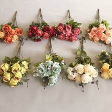 Don't press the petals down into the dye or you'll cover up the lighter, diluted dye from before. China Wholesale High Quality White Peony Wedding Bridal Bouquet China Artificial Flowers And Silk Flowers Price