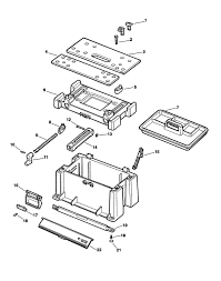 Black And Decker Workmate Parts Uk Black Decker Wm450 Type 1 Workbox Spare Parts Part Shop Direct