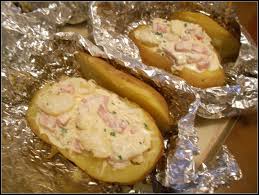 Juste Avant De Mettre Au Four Pommes De Terre Farcies Recettes De Cuisine Cuisine