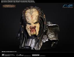 Did the predator make trophies out of hopper's green berets? Alien Vs Predator Scar Predator Life Sized Bust Coolprops Sideshow 65 Cm Bunker158 Com