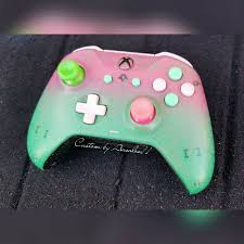 Xbox One S Model 1708 Wireless Controller Custom Watermelon Etsy Xbox One S Xbox One Wireless Controller