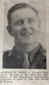 Arnold Roy “Roy Jr.” Doom (1924-2009)