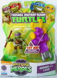 Nickelodeon Teenage Mutant Ninja Turtles Donnie With Luge Half Shell Heroes Half Shell Heroes Teenage Mutant Ninja Turtles Figures Ninja Turtles