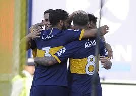 Gran Jugada Colectiva Y Gol De Macallister Para Boca Gol De Futbol Argentino Goles