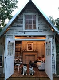 A Cozy Cottage She Shed The Home Depot Blog In 2020 Tiny House Decor Shed Homes Backyard Sheds