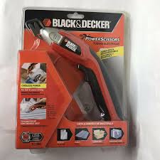Black And Decker 12v Drill Battery Charger Black Decker Power Scissors New And Sealed Electric Scissors Black Decker Cordless Power Tools