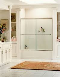 Alumax Bath Enclosures Heavy Glass Semi Framed Slider Header Footer And Sides Doors Thems Shower Doors Semi Frameless Shower Doors Frameless Shower Doors