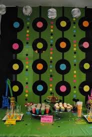Groovy 60 s birthday party ideas photo 1 of 7 60th stationery. Rock 60s Themed Party Centerpiece Music Themed Parties 70s Party Theme Music Theme Birthday