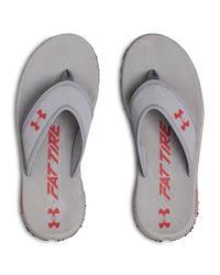 Men's size xxl nautica goose down winter coat jacket 2xl reversible. Under Armour Synthetic Men S Ua Fat Tire Sandals Lyst