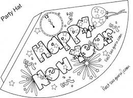 Wonderful Photos Print Out Happy New Year Party Hat Coloring For Kids Printable In 2020 New Year Coloring Pages Kids Printable Coloring Pages Coloring Pages For Kids