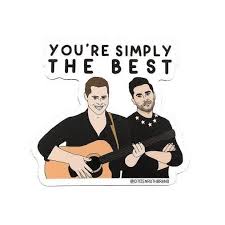 In your heart i see the star of every night and every day in your eyes i get lost, i get washed away just as long as i'm. Simply The Best Schitt S Creek Sticker In 2021 Schitts Creek Creek Best
