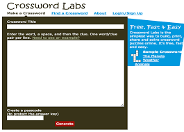 With these 10 sites, you can find free easy crosswords to print, puzzles, and other resources to keep you bus. 4 Very Good Tools To Create Crossword Puzzle Games Mobile Learning Educational Technology Crossword Puzzle Games