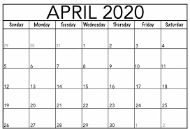 More calendar template you can also get here. Free Printable Blank Calendars 2020 Sablon