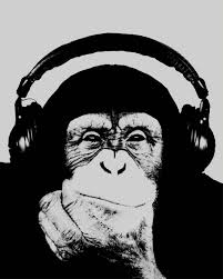 Monkey Art Print Pop Art Poster Chimp Chimpanzee Headphones Etsy In 2021 Pop Art Posters Monkey Art Poster Art